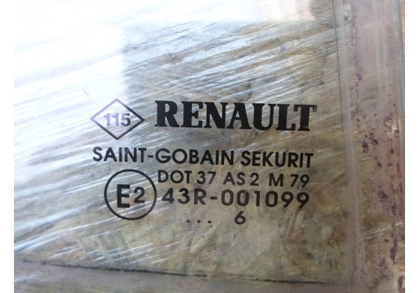 скло праве задне Renault Clio III, хетчбек, 05-09